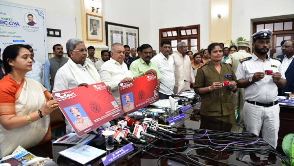 Siddaramaiah launches cashless medical scheme for transport employees