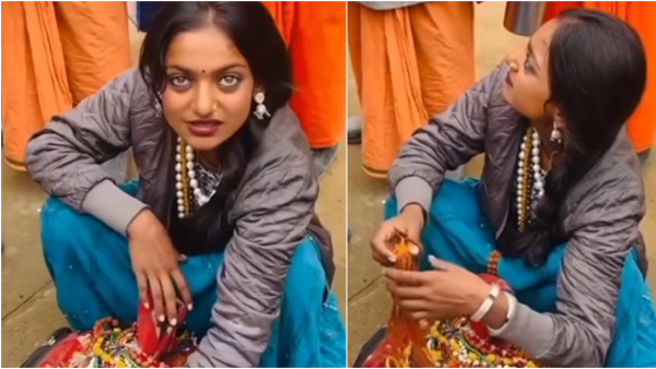 Mahakumbh Mela 2025 Monalisa Viral Video At Kumbh Mela Captivates Audiences
