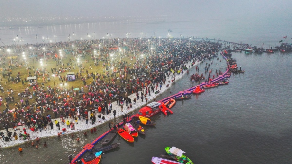 Grand Start To Maha Kumbh Mela In Prayagraj 50000 QR Codes Installed For Pilgrim Guidance
