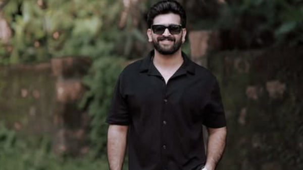 Bigg Boss Kannada Season 9 winner Roopesh Shetty Visit Aryavardhan Guruji House Bigg Boss Kannada Season 9 winner Roopesh Shetty Visit Aryavardhan Guruji House