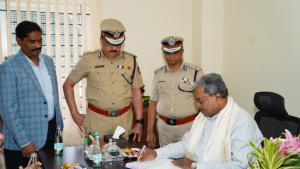 Karnataka CM Siddaramaiah Warns Police Against Supporting Illegal Real Estate Mafia