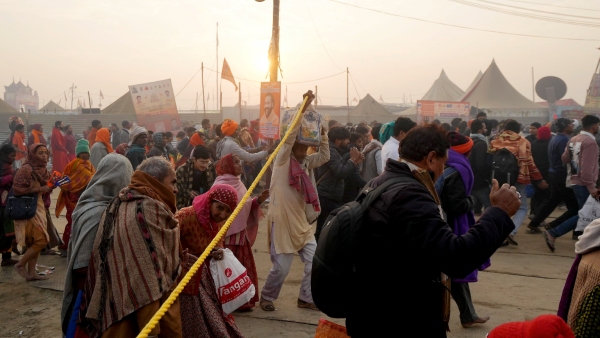 Stampede at Prayagraj Maha Kumbh Mela Several from Karnataka Injured