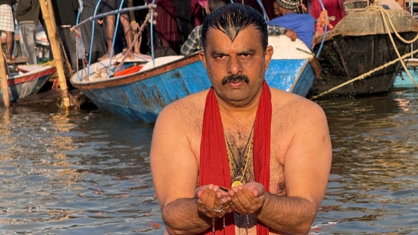 Amid Resignation Rumors BJP MLA Sunil Kumar Visits Maha Kumbh Mela With Family