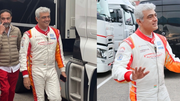 Ajith Kumar Car Racing Again Accident updates in Kannada
