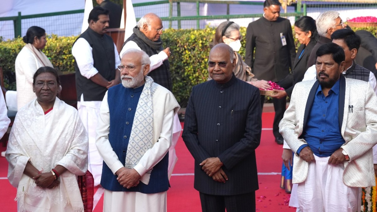 ಮತ ಚಲಾಯಿಸಿದ ಮಾಜಿ ರಾಷ್ಟ್ರಪತಿ ರಾಮನಾಥ ಕೋವಿಂದ