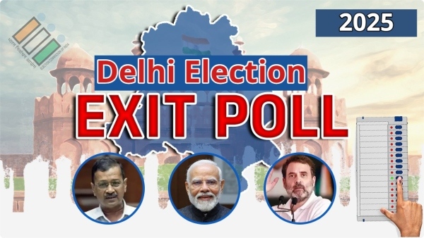 Dainik Bhaskar Delhi Exit Poll Result 2025 Highlights AAP gets 43-47 Seats BJP gets 23-27 seats dereated
