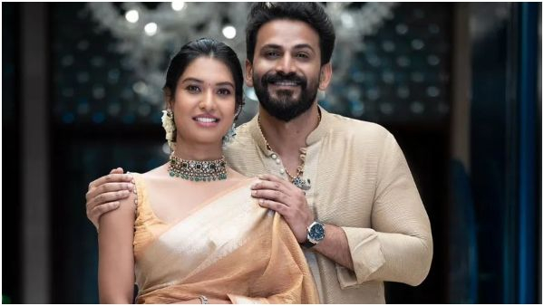 Daali dhananjay wife dhanyatha donate money to ashram in joy of marriage