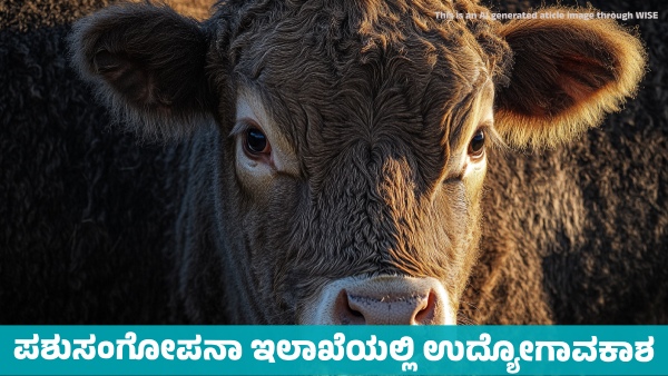 Job Opportunity in Department of Animal Husbandry