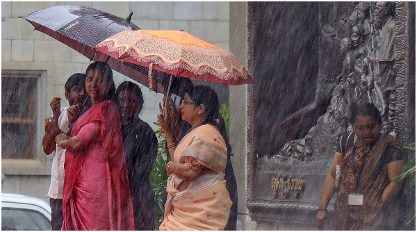 Heavy rain at kodagu vijayanagara and haveri districts first in year