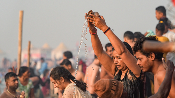 118-Member International Delegation Visits Maha Kumbh Mela In Prayagraj
