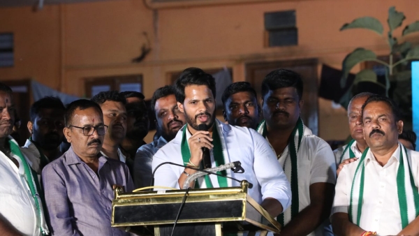 Nikhil Kumaraswamy asked when the Griha Lakshmi money will be released