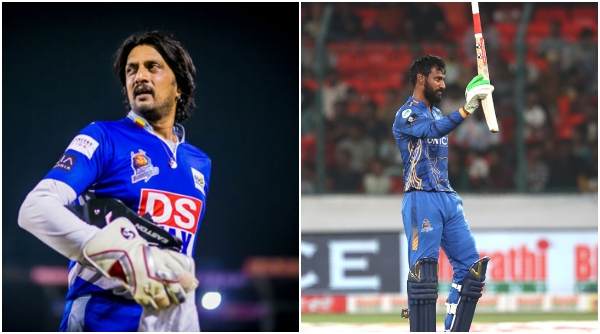 ccl 2025 fans enjoys darling krishna and kiccha sudeep batting in chinnaswamy stadium