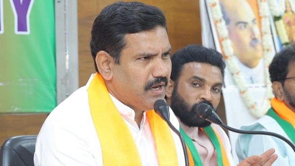 BJP Stages Massive Protest Against State Government Condemning Price Hike