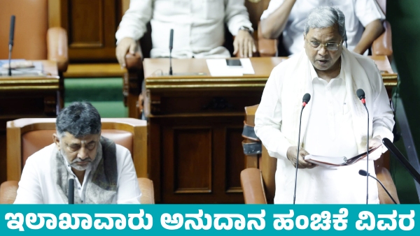 Karnataka Budget 2025 Know Details of department-wise grant announcements