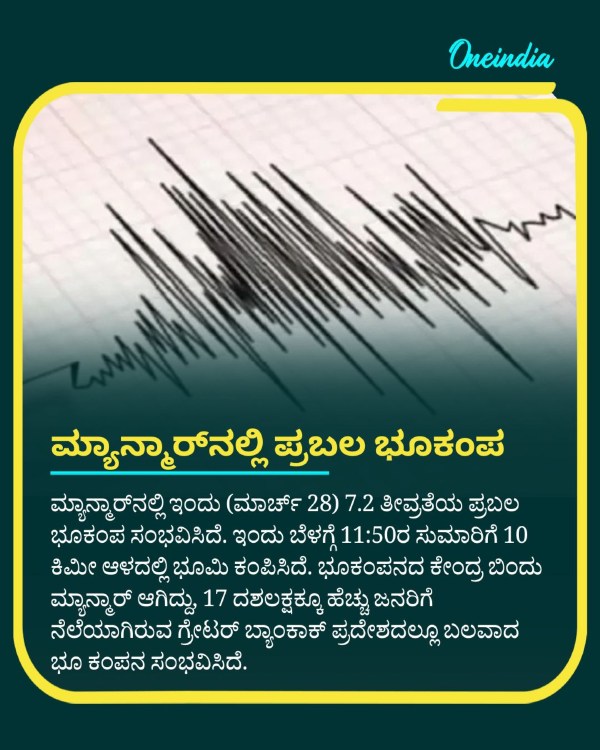 Strong earthquake of around 7 magnitude hits in Myanmar Strong earthquake of around 7 magnitude hits in Myanmar