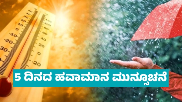 Highest Temperature in These Districts for Next 5 Days Rainfall Forecast in Many parts