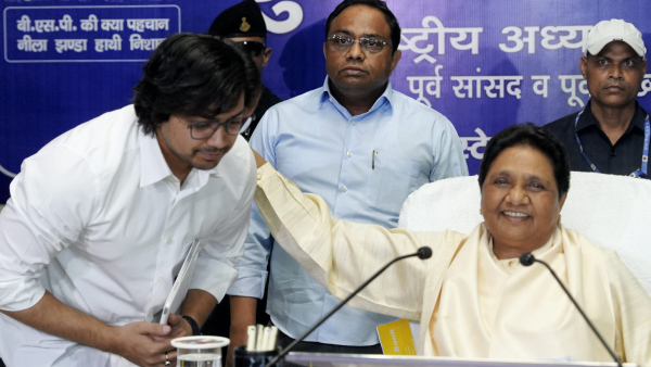 Mayawati Removes Akash Anand From All Party Posts