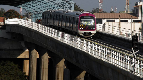 Train Service Disruption In Namma Metro Purple Line