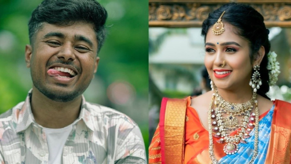 Bigg Boss Kannada Fame Drone Prathap Marries Gagana On Bhajari Bachelors Show Task Bigg Boss Kannada Fame Drone Prathap Marries Gagana On Bhajari Bachelors Show Task