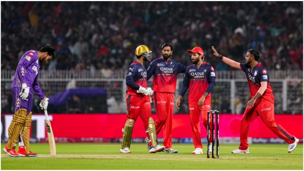 why sunil narine wasnt out hit wicket kkr vs rcb