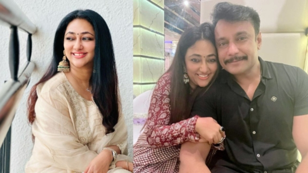 Vijayalakshmi darshan given mangalasutra to the new married couples