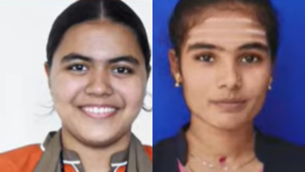 2nd PUC Result 2025 Sanjana Bai of Bellary is happy to have passed first in the state