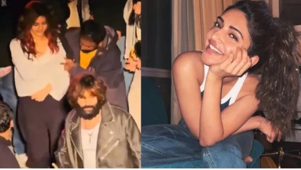 Actress Sreeleela Being Dragged By The Hand In A Crowd Video Gone Viral