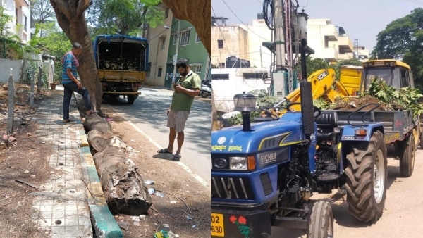 BBMP Warns Who Dump Waste Road Side after Cleared 3 570 Tonnes of Waste and Building Debris BBMP Warns Who Dump Waste Road Side after Cleared 3 570 Tonnes of Waste and Building Debris