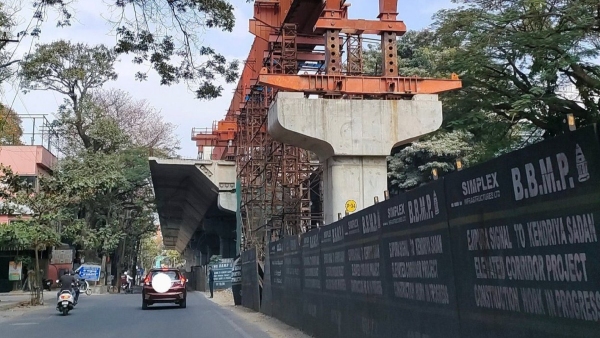 Bengaluru Ejipura Flyover Delay Sparks Criticism As China Builds In 5 Months