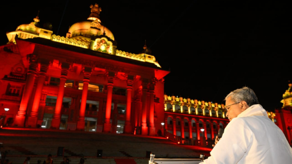 New Lighting At Bengaluru Vidhana Soudha Weekend Viewing Now Open New Lighting At Bengaluru Vidhana Soudha Weekend Viewing Now Open