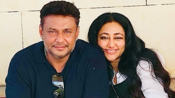 Actor Darshan Thoogudeepa Wife Vijayalakshmi Expensive Gold Necklace Stolen In Switzerland Actor Darshan Thoogudeepa Wife Vijayalakshmi Expensive Gold Necklace Stolen In Switzerland