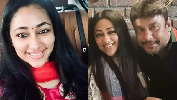 Darshan thoogudeepa and wife vijayalakshmi song goes viral on social media