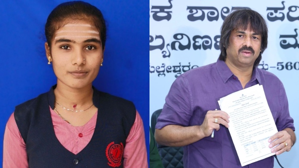 puc result nagaveni daughter of a wage earner and sanjana daughter of a lorry driver state toppers