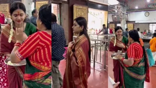pavithra gowda offered prayers at the banashankari temple in bengaluru is there a reason