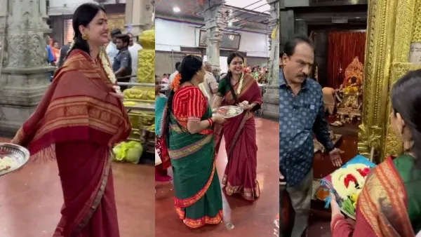pavithra gowda offered prayers at the banashankari temple in bengaluru is there a reason