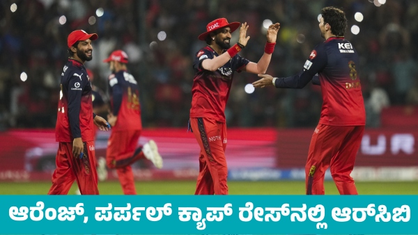 IPL 2025 Points Table Know RCB position and Orange Cap And Purple Cap Standings on April 25