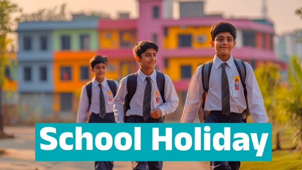 Holiday for Schools on April 12 13 and 14