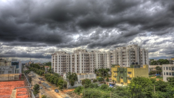 Cloudy Sky and Light Rainfall in next one week at Bengaluru