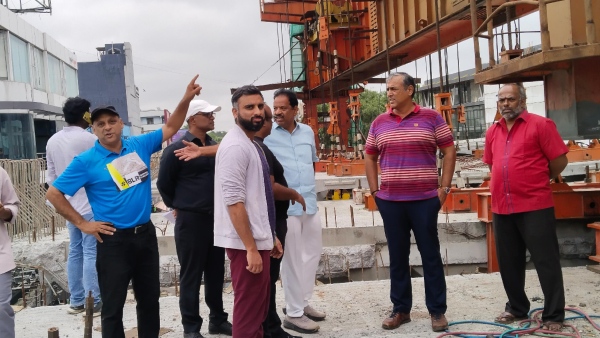 Half Standing Bengaluru Ejipura Flyover Work Plan Update Given By BBMP