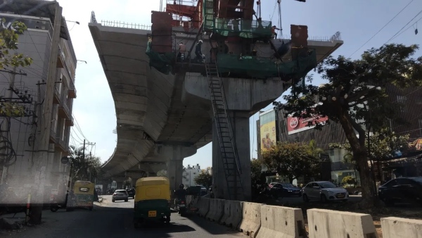 Half Standing Bengaluru Ejipura Flyover Work Plan Update Given By BBMP