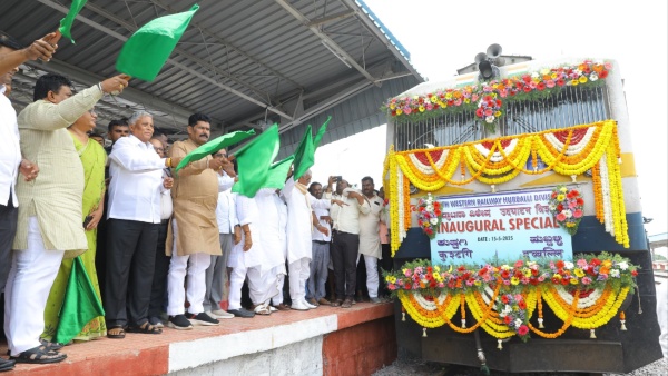 SWR SSS Hubballi to Kushtagi New Railway Connectivity Train Service Begins Timings Schedule here