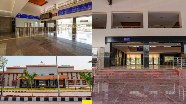 Redevelopment Complete of Gadag Railway Station Under Amrit Bharat Station Scheme Photos Redevelopment Complete of Gadag Railway Station Under Amrit Bharat Station Scheme Photos
