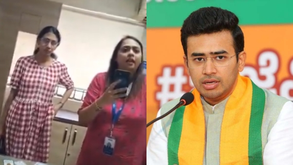 Competition between MP Tejashwi Surya - B Y Vijayendra on Kannada protection issue