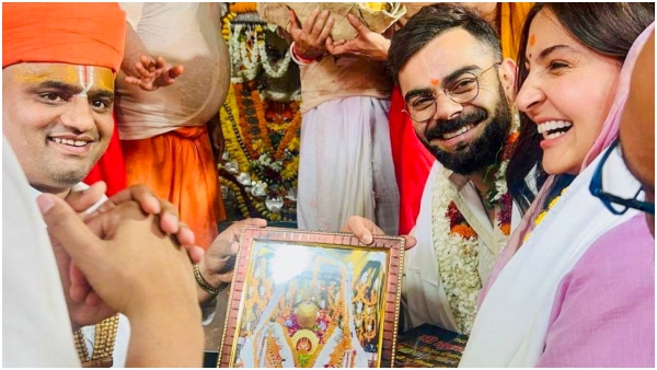 virat kohli anushka sharma ayodhya ram mandir hanuman temple visit rcb vs lsg