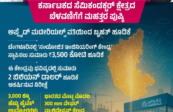Bumper for Karnataka Good news in terms of job creation - investment