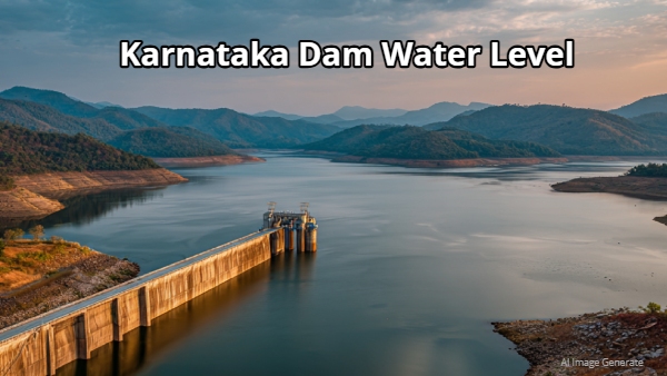 Karnataka KRS Kabini Harangi and Hemavati Dam Inflow Level Raised by Rainfall