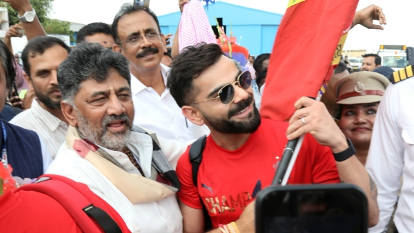 DK Shivakumar Reaction on people s demand for him to buy RCB franchise