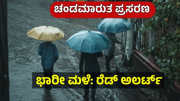 IMD Issues Red Alert For 6 Districts in Karnataka for Extremely Heavy Rain in Next 3 days