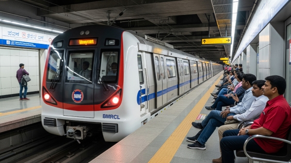 Bengaluru Metro s Pink and Blue Lines Set to Open by 2026 BEML Assures Timely 20 Train Supply Bengaluru Metro s Pink and Blue Lines Set to Open by 2026 BEML Assures Timely 20 Train Supply