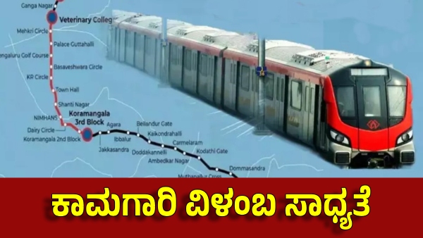 Central Approves Delayed to Hebbal-Sarjapur Namma Metro Red Line For This Reason